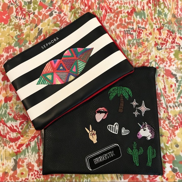 NUDESTIX Handbags - NUDESTIX & SEPHORA MAKEUP BAG BUNDLE